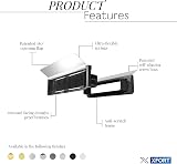 UAP Xfort MailPlate Luxe 10in White Letterbox for 40-80mm Doors view 5