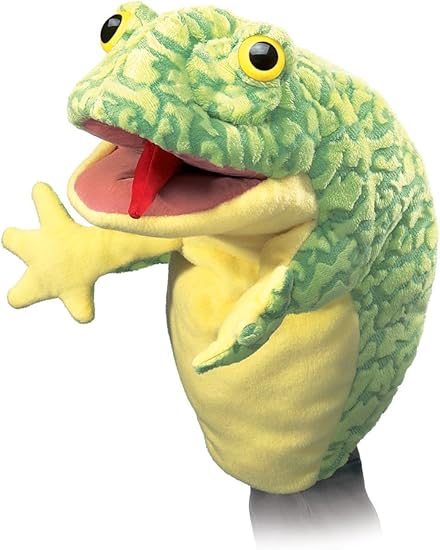 folkmanis frog puppet