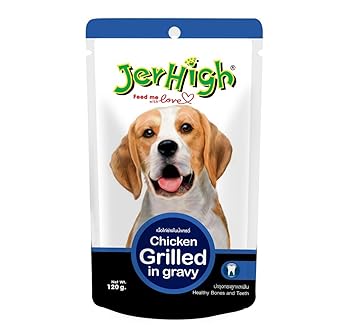 Jerhigh Grilled Chicken in Gravy 120g(Pack of 4)