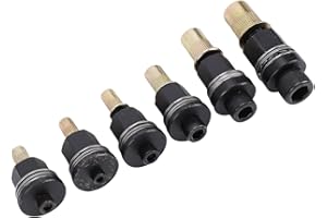 POCREATION 6Pcs Hand Rivet Nut Tool Mandrels, Manual Rivnut Tool Mandrel Set Accessories with Common Sizes 10 24 to 3 8 16, f