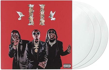 Migos Culture Ii Exclusive Limited Edition White 3xlp Vinyl Lp Condition Vg Nm Amazon Com Music