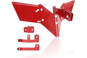 KNOCOKIE 15683 Hiller-Furrower Kit for Rear Tine Tillers, Adjustable Wing, Three Kinds of Connection, Suitable for Large and Small Areas of Land Cultivation - 1 Yr Warranty