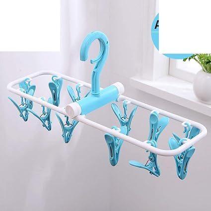 MoMo Faltende Trocknende Kleidung-Stöpsel-Klipp/Sun-Socken Kleidet in Den Plastikhosen/Säuglingswinddichtem Winddichtes Cloth