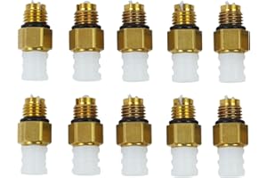 CHONSE 10pcs Air Suspension Repair Kit Air Valve M8 Air Connector Brass Fittings Compatible with Mercedes Benz W251 W164 W212 W211 W220 W221 1643200625 2123200358