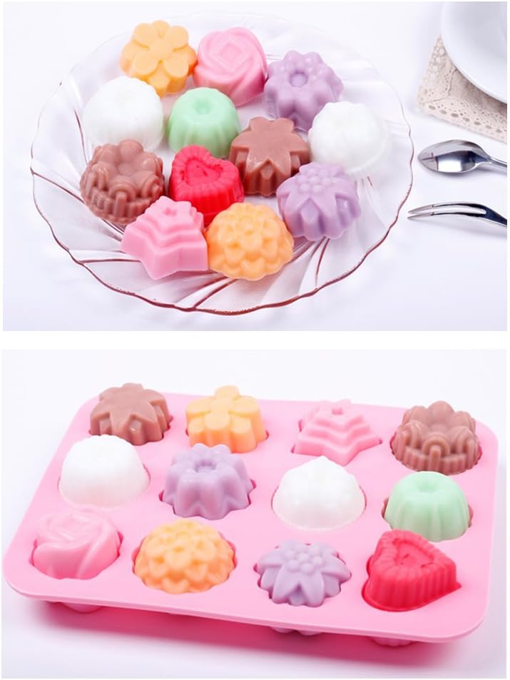 homEdge Food Grade Silicone Flowers Molds - Image 3