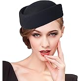 Small Top Hats for Women Elegant Millinery Beret Wool Felt Fedoras Ladies Wedding Bride Church 2024 Winter Hat