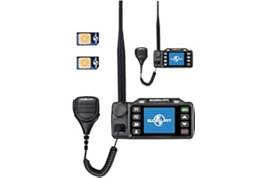 Global-PTT 2-Pack Push-to-Talk Over Cellular (PoC) Mobile Radios - 4G LTE Nationwide PTT Unlimited Range Free License Designe