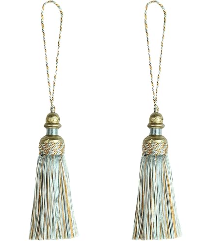 Decorative 13cm Key Tassel, Ivory, Sand Imperial II Collection Style