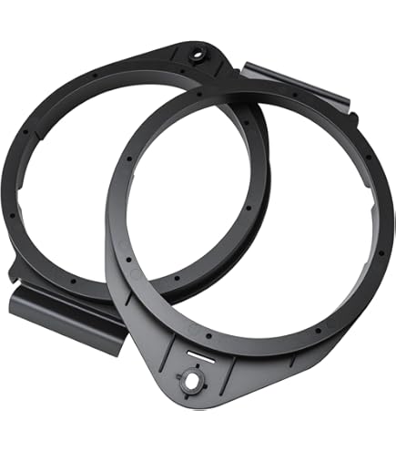 NuIth - Adaptador de altavoz de puerta de 6 x 9 a 6.5 pulgadas para
