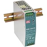 Mean Well EDR-120-24 Single Output DIN Rail Power Supply 24V 5 Amp 120W