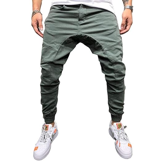 ZC&GF Herren Hose Jogger Chino Jeans Freizeithose Streetwear Slim Fit Jogginghose Stoffhose