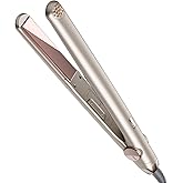 TYMO Flat Iron Hair Straightener - Titanium Hair Straighteners for Women, 1 Inch Professional Travel Flat Iron, Portable Straightener and Curlers with 10s Heat Up, 32 Temp, Dual Voltage & LED Display