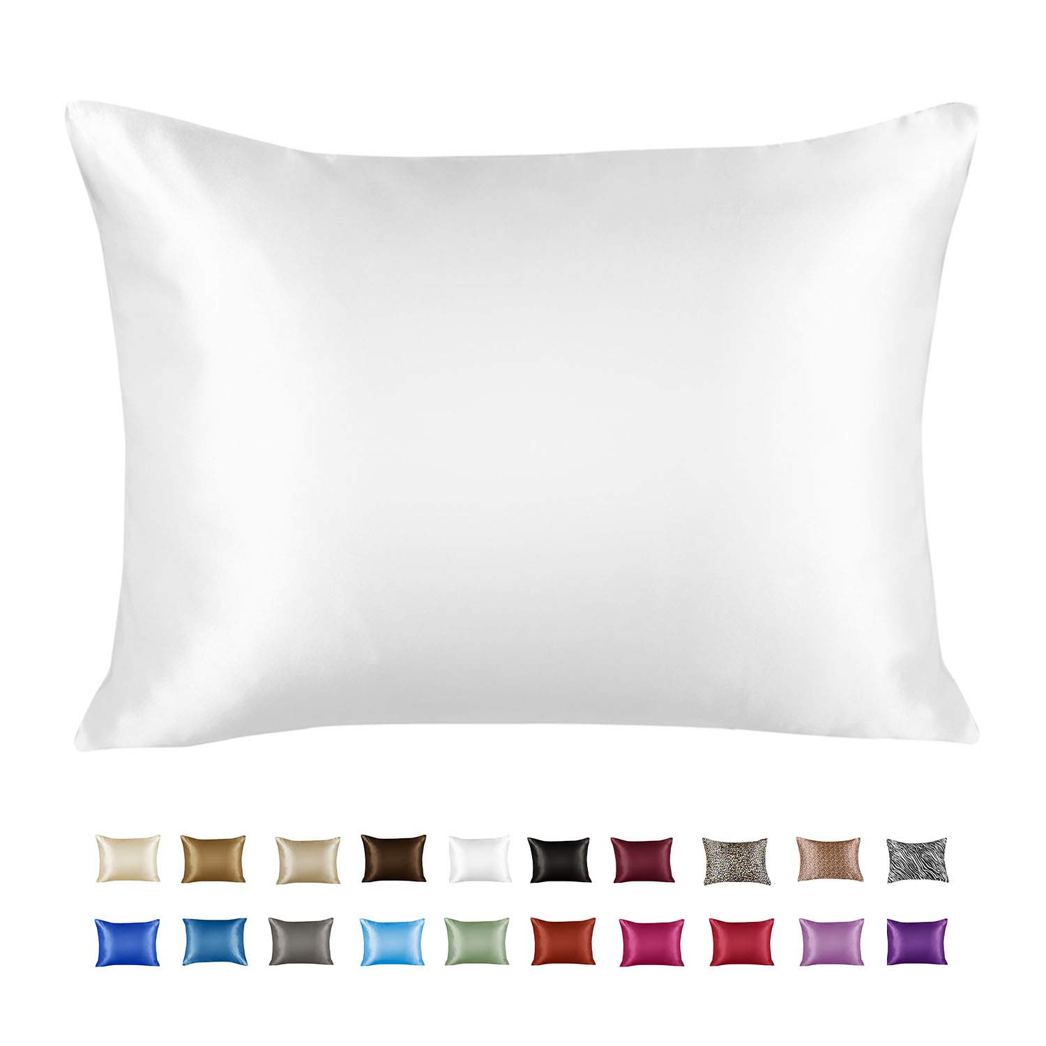 ShopBedding Luxury Satin Pillowcase for Hair Standard Satin