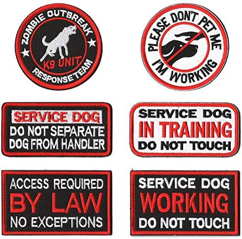 GrayCell Dog Pack Hound Travel Hiking Backpack Saddlebags/Morale Service Dog Patches for Pet Tactical K9 Harness Vest