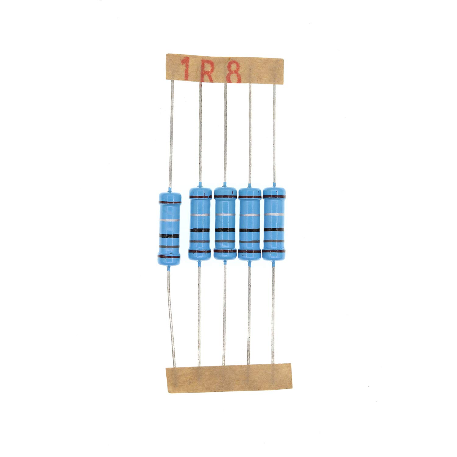 HUABAN 50PCS 2 Watts 2W 1R8 1.8 Ohm 1% Metal Film Resistor