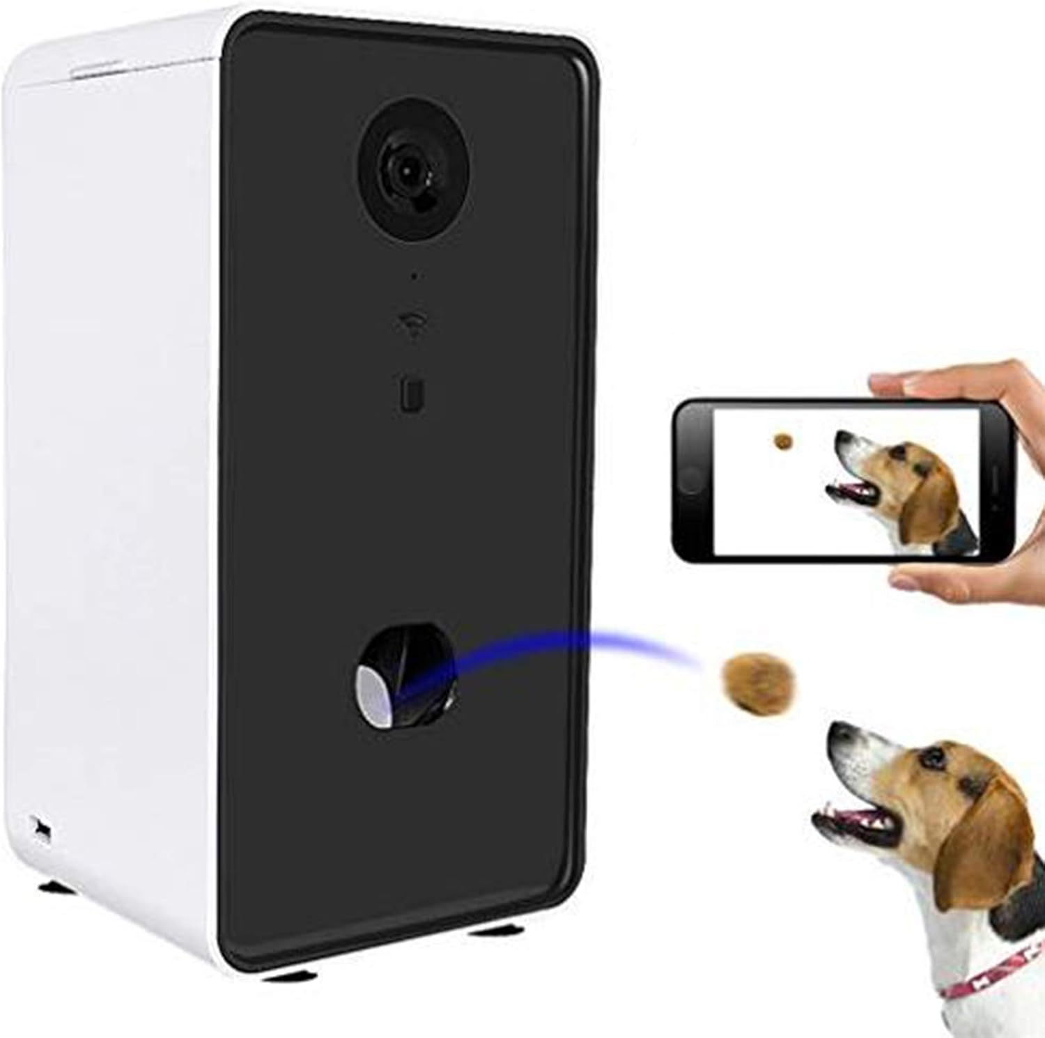 EMGOD Dog Camera Treat Dispenser,Pet Cameras for Dogs And Cats,App Control Wifi Full HD Video