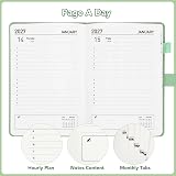 Thboxes Academic Diary 2026-2027 A5 Day a Page July 2026 July 2027 Green view 4