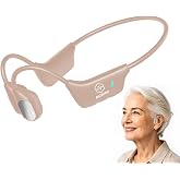 Aurimi Bone Conduction Hearing Amplifier, Open Ear Amplifier for Seniors | Lightweight 25g Wearable Sound Enhancement Device, 10H Battery, One Button Control for Clear Conversations