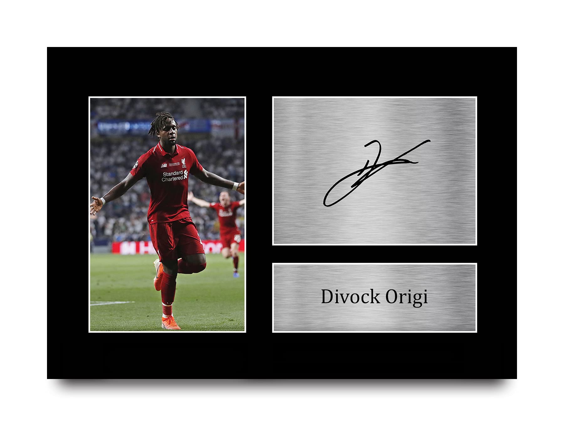 HWC Trading Divock Origi Liverpool Gifts Printed Signed Autograph Picture for Fans and Supporters - A4