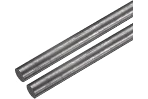 PATIKIL Graphite Rod Graphite Stirring Rod Cylinder Stick Carbon Rod 300x12.7mm Black for Electrode, Melting Casting, Crucibles, Pack of 2