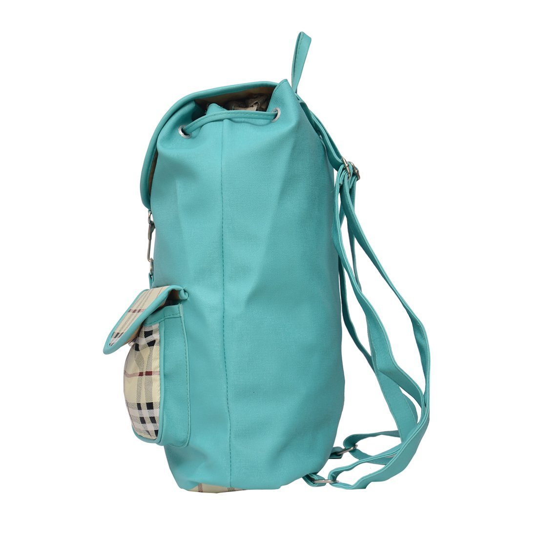 roshiaaz women's felt 2 teddy floral print backpacks (black and pink, ard916)