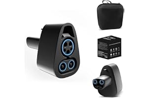 YIGPAIPO CCS Adapter Compatible Tesla Model 3/Y/X/S,with Charger Up DC 500V/250KW Max(The Voltage Cannot Exceed 500V).Not Applicable to Level 1/2 EV Charger.