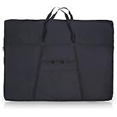 JJRING Dacron Light Weight Large Size Art Portfolio Tote Bag, 33'' x 43'' for 32'' x 42'' Black Carring Storage Case For Poster, Sketching and Drawing