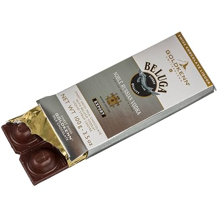 Goldkenn Schokoladentafel Beluga Vodka 100 G Amazon De