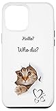 iPhone 12 Pro Max Hello who dis cat Case
