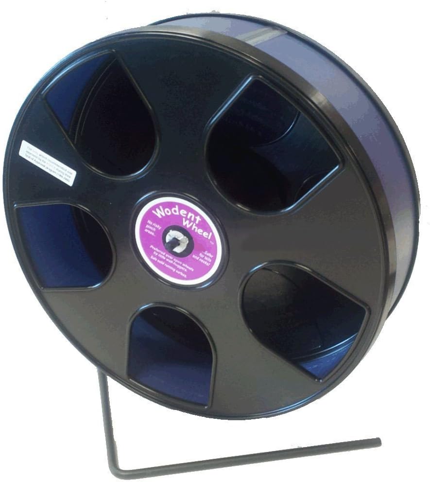 Transoniq Rodent - Semi-Enclosed Exercise Wodent Wheel 'Sr.' 11 inch Size Blue