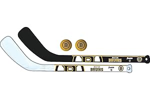 Franklin Sports NHL Mini Hockey Stick Set - NHL Team Knee Hockey Stick and Ball Set - Two Player Stick Set - Great Toy for Kids