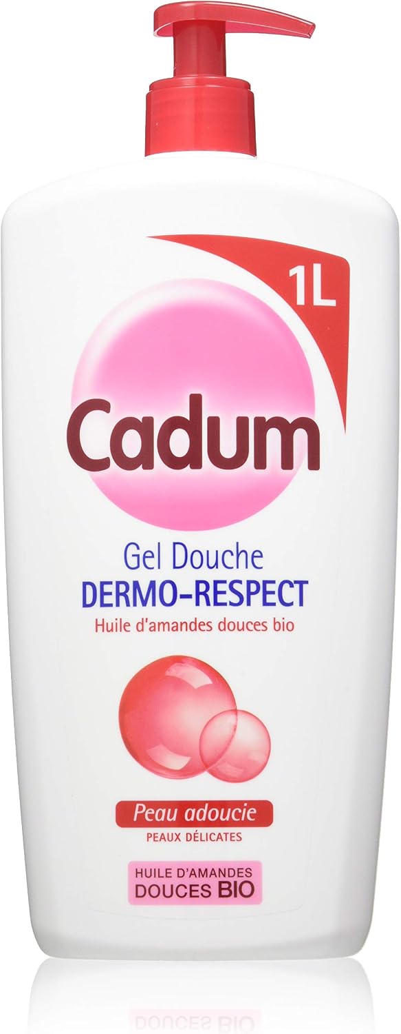 Cadum Dermo-Respect Shower Gel 1 Litre, 1 l (Pack of 1)