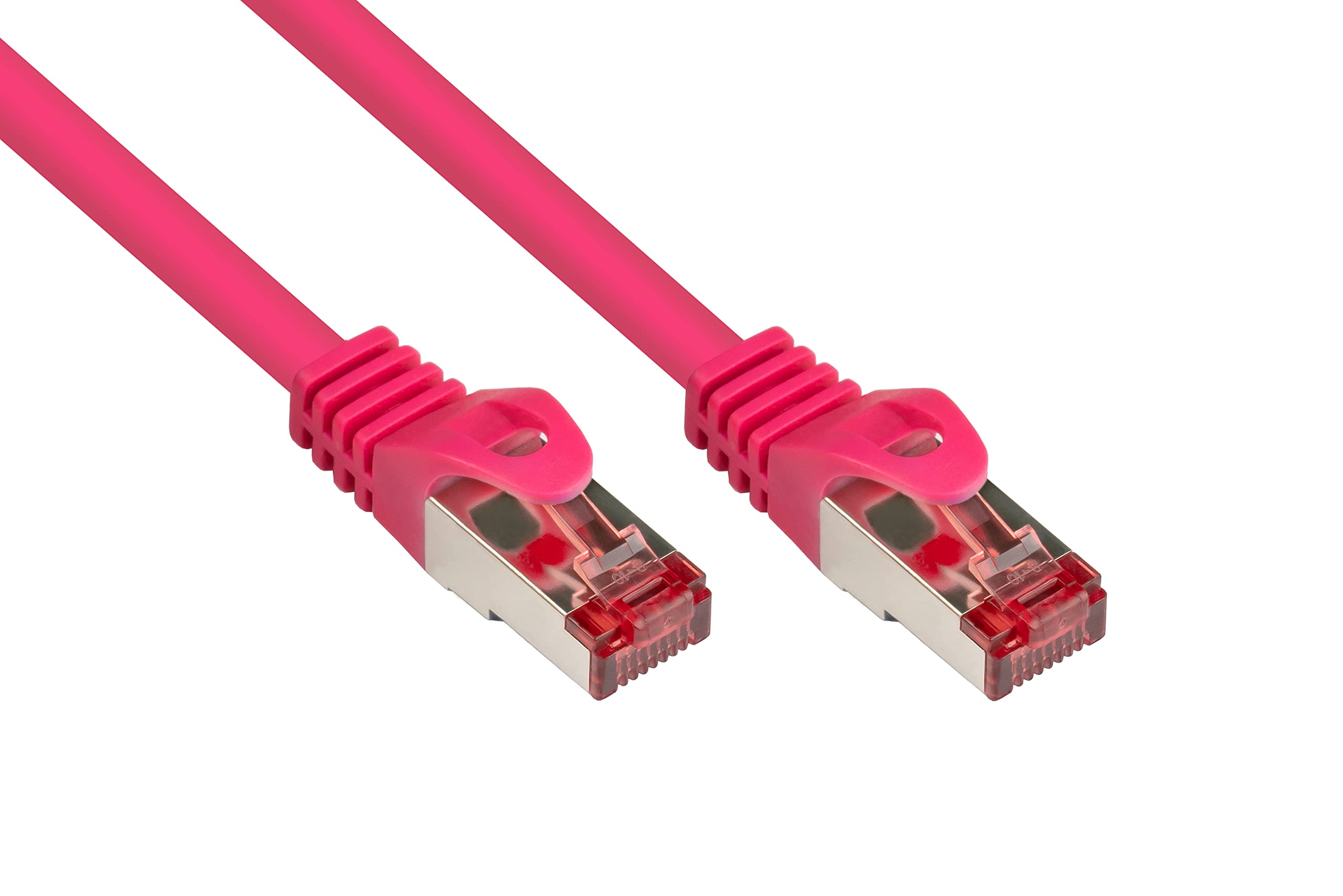 Good Connections Alcasa 7.5m Cat5e networking cable Cat6 S/FTP (S-STP) Magenta - Alcasa 7.5m Cat5e, 7.5 m, Cat6, S/FTP (S-STP), RJ-45, RJ-45, Magenta