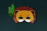 HENBRANDT Jungle Animal Paper Party Masks Pack of 12 For Kids Safari Masks view 6