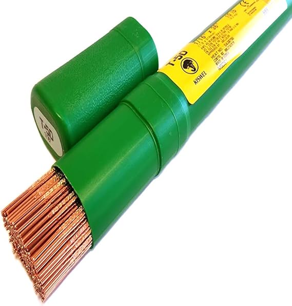 KISWEL 5LBS ER70S6 Mild Steel TIG Welding Filler Rods 0.045" 1/16" 3/