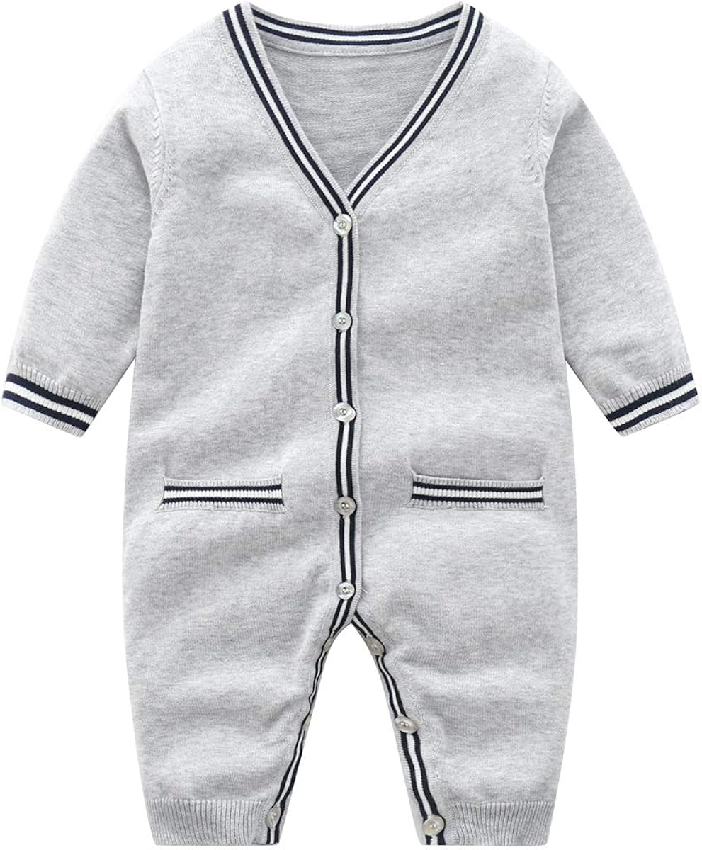 baby boy sweater romper