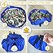 EZY Tidy Buddy Town Map Playmat and Toy Storage Bag - 35 inch - Blue