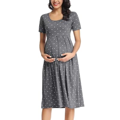 BBHoping Women's Casual Striped Maternity Italy