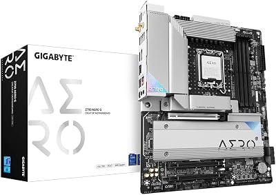 Gigabyte Z790 AERO G Motherboard Intel 14th Gen DDR5 PCIe 5.0 Wi-Fi 6E 2.5GbE
