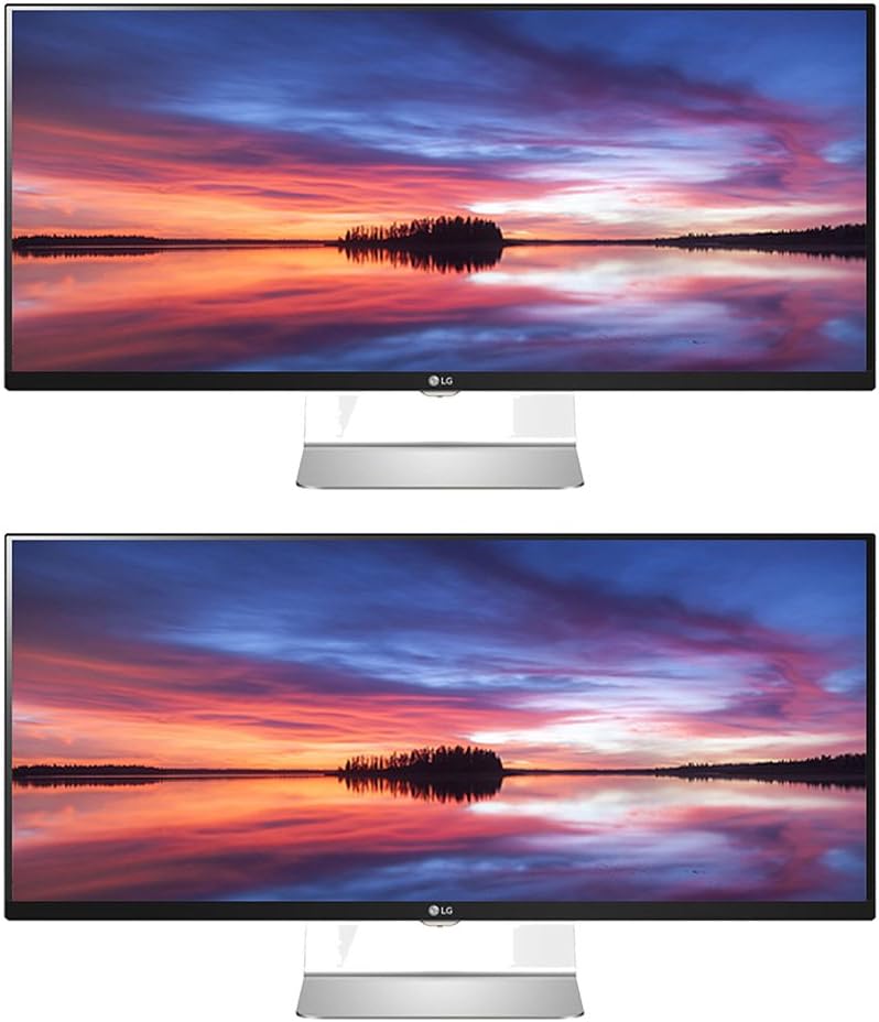 LG 34UM95-C IPS 21:9 34-inch UltraWide QHD Dual Monitors Bundle