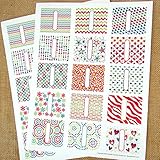 30 Cute Girly Poly Weatherproof Lip Balm Tube or Essential Oil Inhaler Labels By Rivertree Life