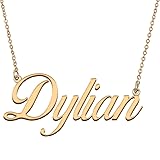 HUAN XUN Customized Custom Simple Any Name Necklace