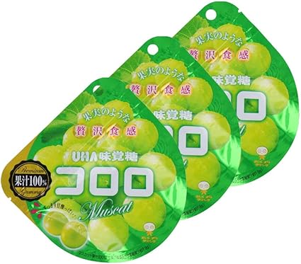 Amazon Uha味覚糖 コロロ マスカット 48g 3個 グミ 通販