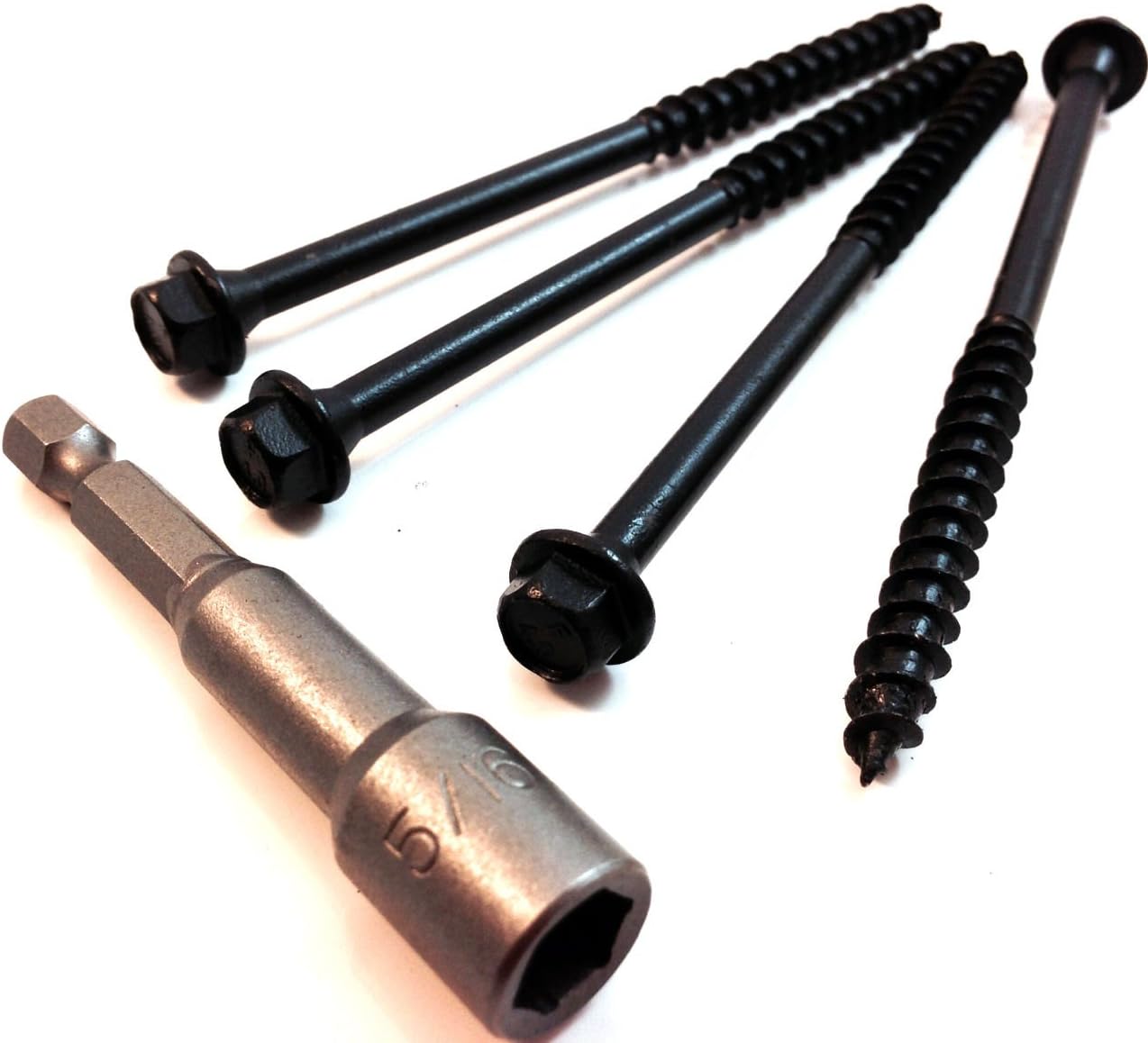 50, 200mm Genuine TimberLOK Sleeper Raised Beds Fastener Screws with Free Bit Amazon.co.uk DIY