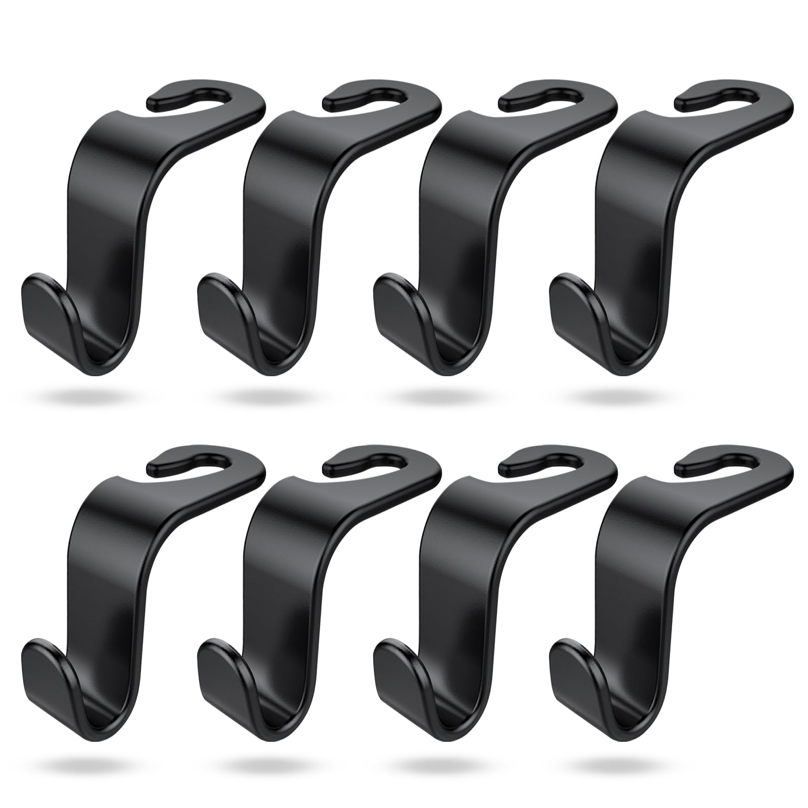 Photo 1 of DTDNZKN 8-Pack Car Seat Back Storage Hook, Auto Seat Hook Hangers Storage Organizer Interior Accessories for Purse Coats Umbrellas Grocery Bags Handbag