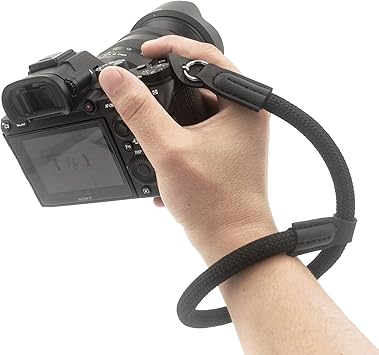 Correa de muñeca para cámara de Color Negro, Correa de Mano ...