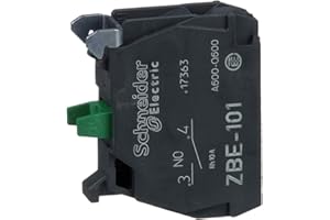 Schneider Electric - Contact Block for Harmony XB4/XB5 22mm Push Button | Add On, Slow-Break Contact Operation, Screw Clamp T