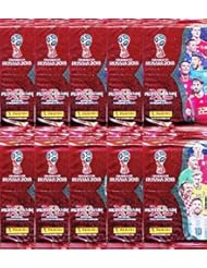 2018 Panini Adrenalyn XL FIFA World Cup Russia Collection of TEN(10) Factory Sealed Packs with 60 Cards! Look for Superstars Including Lionel Messi, Ronaldo, Neymar Jr,Harry Kane & Many More! WOWZZER!