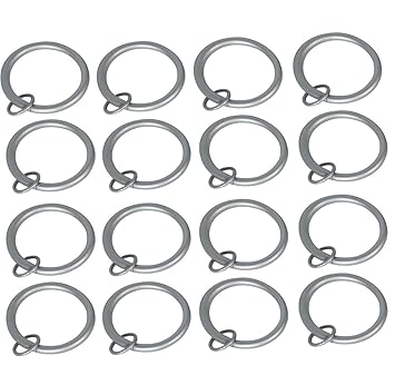 Amazon Com Urbanest Set Of 16 Metal Curtain Eyelet Rings 3 Inch