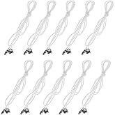 Giantre 10Pack Pull Cord for Ceiling Switch, Ceiling Fan Pull Chain Extender, Light Pull Cord String with Connector, Switch Chain Extender Pull Chain Extension for Ceiling Fan Light Fixture Light Bulb